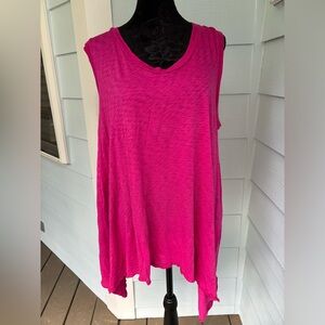 L Shine pink tank